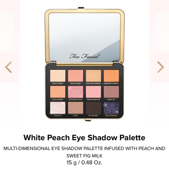 Too Faced Other - ⬇️Brand New Too Faced Eyeshadow - White Peach